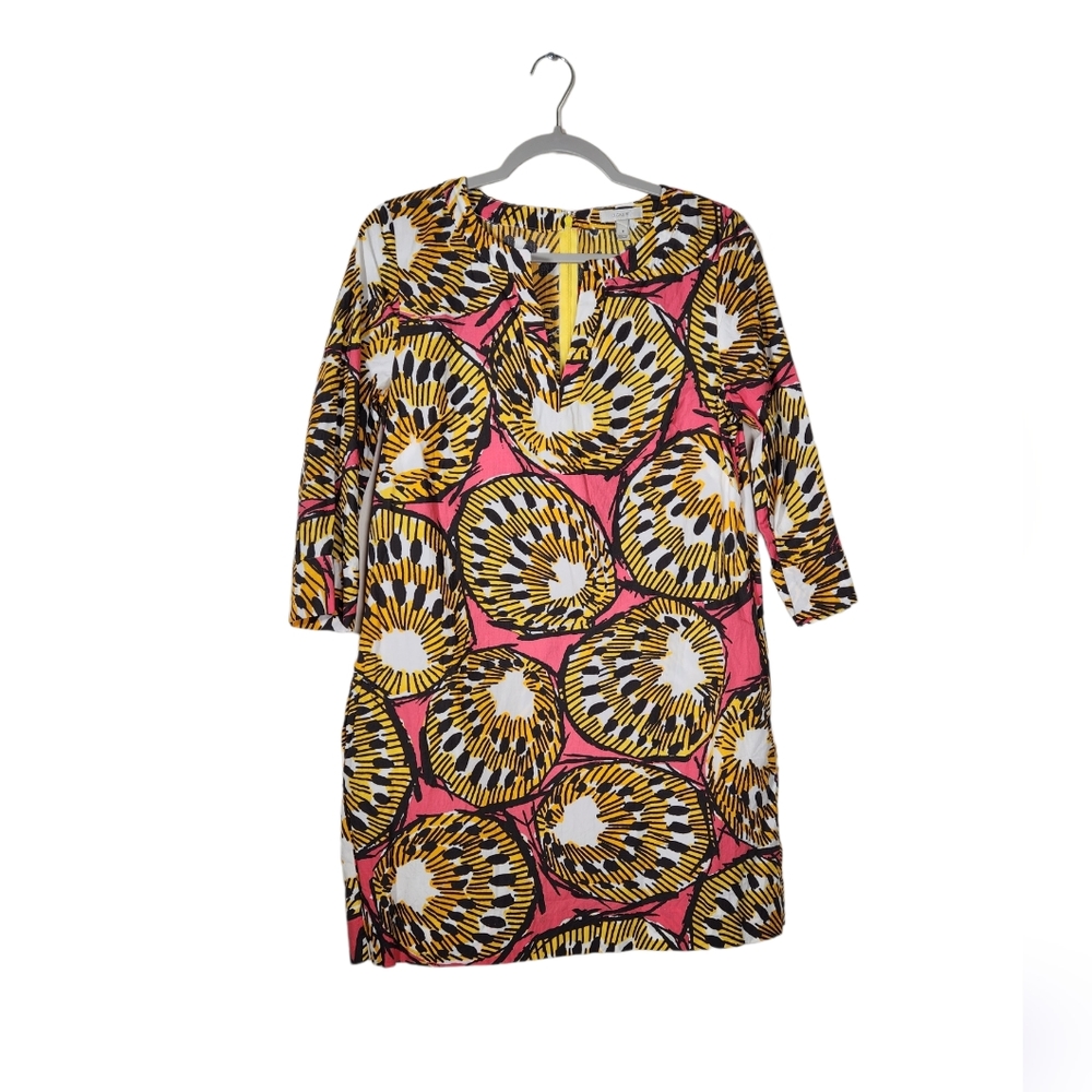 J. Crew Ratti Electric Kiwi Tunic Dress